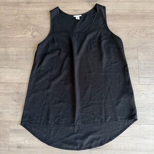 EUC Halogen black sleeveless blouse - size medium